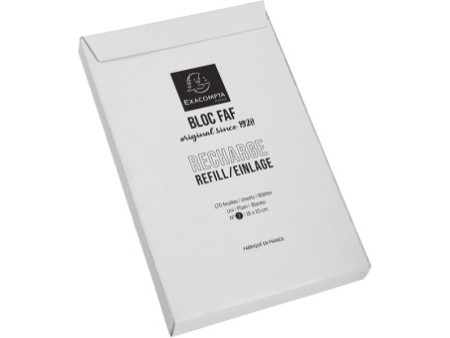 EXACOMPTA Recharge de feuilles 'BLOC FAF', no.2, uni