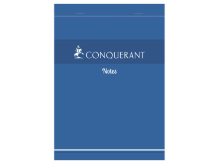 CONQUERANT SEPT Bloc-notes Notes, quadrillé, A5