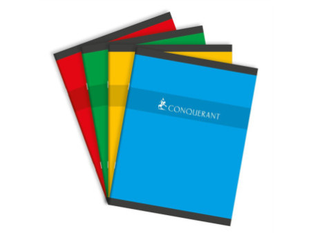 CONQUERANT SEPT Cahier, 170 x 220 mm, quadrillé, 96 pages