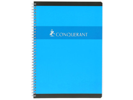 CONQUERANT SEPT Cahier reliure intégrale, A4, quadrillé 5x5
