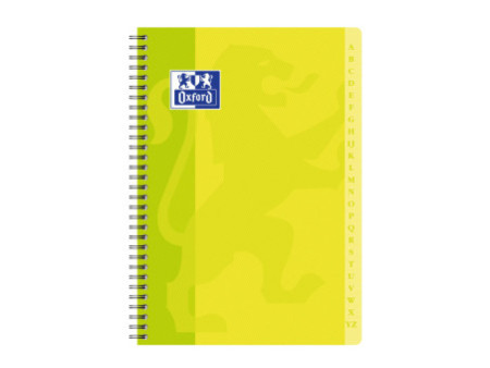 Oxford Cahier répertoire, reliure intégrale, A4
