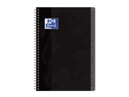 Oxford Cahier répertoire, reliure intégrale, A4