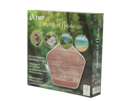 OLYMP Boîte à gazouillis, 4 sons de nature, blanc