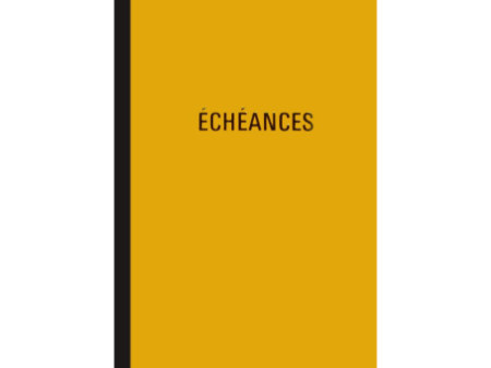 ELVE Cahier piqûre 'Echéances', 217 x 170 mm vertical