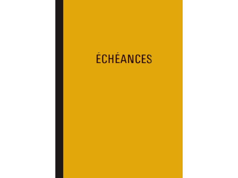 ELVE Cahier piqûre 'Echéances', 217 x 170 mm vertical