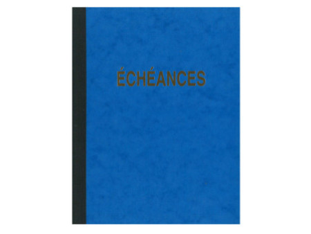 ELVE Cahier piqûre 'Echéances', 217 x 170 mm vertical