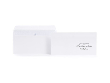 Oxford Enveloppes Velin, DL, blanches, sans fenêtre