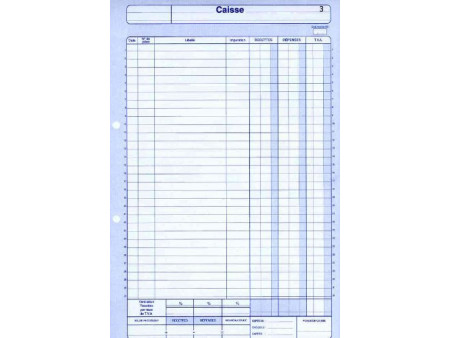 ELVE Manifold Journal de caisse, 297 x 210 mm, dupli
