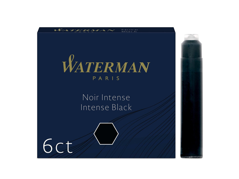 WATERMAN Cartouches d'encre standard mini, noir