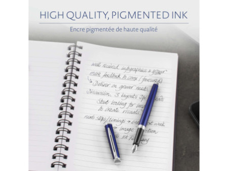 WATERMAN Cartouches d'encre standard mini, noir