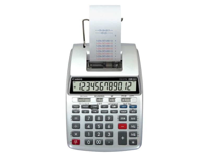 Canon Calculatrices imprimante P-23 DTSC, écran LC