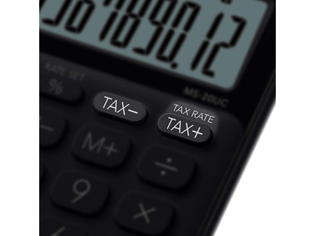 CASIO Calculatrice de bureau MS-20UC-PK, rose