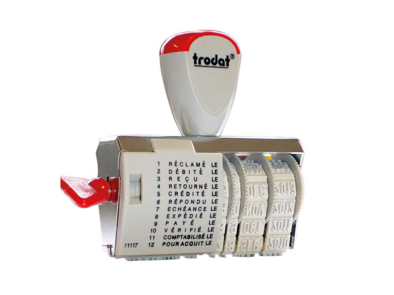 trodat Tampon multiformule 1117, avec dateur, francais
