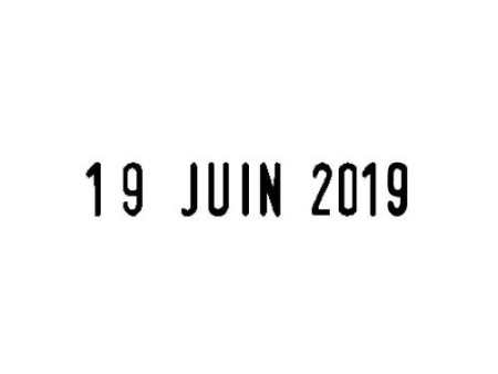 trodat Tampon dateur français 1010