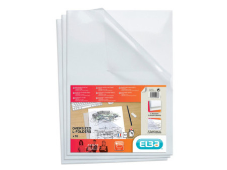 Oxford Pochettes coins Fard'Clair, transparentes, A3, en PP