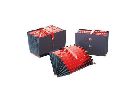 extendos Trieur, 25 compartiments, alpha-numérique, noir