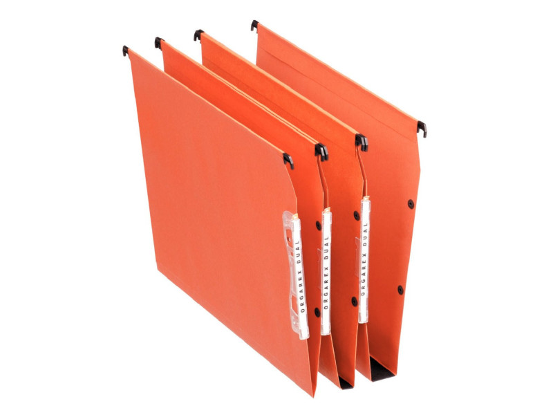 Esselte Dossiers suspendus Dual, fond: 30 mm, orange