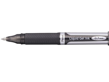 Pentel Stylo roller à encre gel EnerGel BL57, noir
