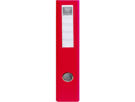 EXACOMPTA Classeur rembordé, A4, 4 anneaux en D, rouge