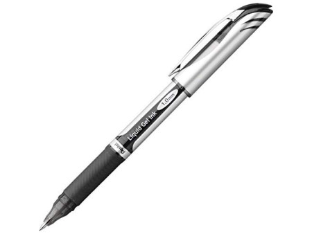 Pentel Stylo roller à encre gel EnerGel BL60, noir