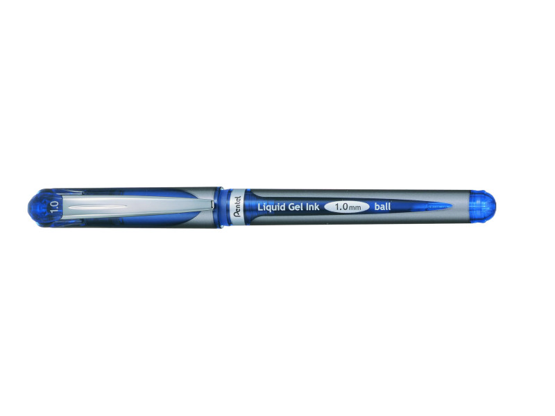 Pentel Stylo roller à encre gel EnerGel BL60, bleu