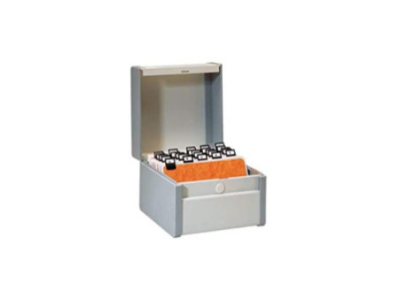 Rexel Boîte à fiches, format A5 oblong, en plastique