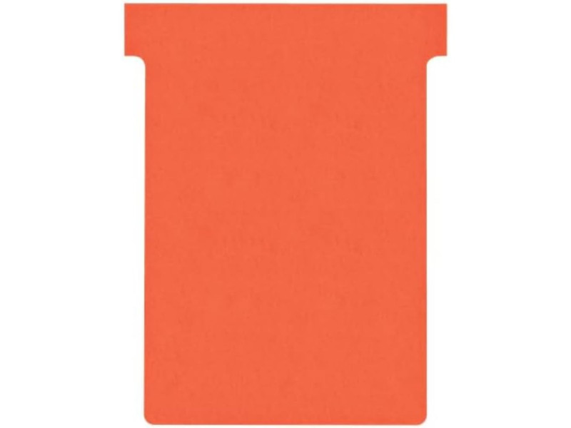 nobo Fiche T, indice 3 / 92 mm, 170 g/m2, rouge