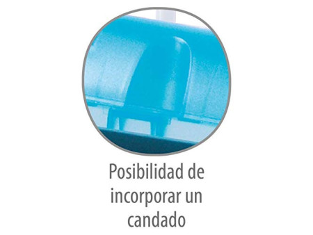 Oxford Valisette plastique Class'N Go, bleu translucide