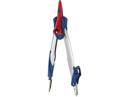 Maped Coffret de compas Stop System, set de 3 pièces, bleu