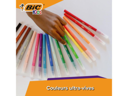 BIC KIDS Feutre Visa, étui en carton de 18