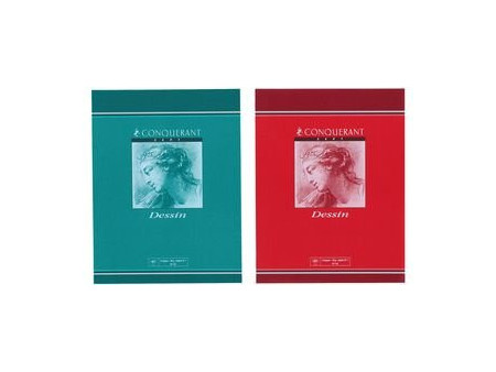 CONQUERANT SEPT Cahier de dessin, NF45, 240 x 320 mm, uni