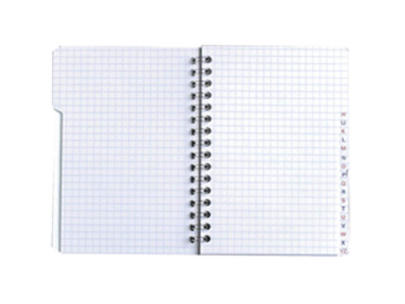 Oxford Carnet répertoire, reliure intégrale, 110 x 170 mm