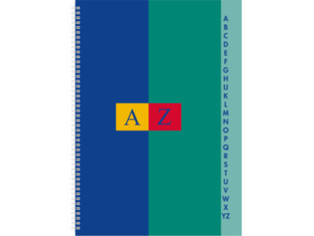 CONQUERANT SEPT Carnet répertoire, reliure intégrale, A4