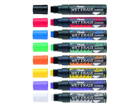 Pentel Marqueur décoratif 'Wet Erase' SMW56,pointe biseautée