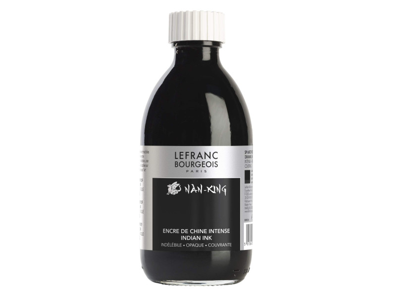 LEFRANC BOURGEOIS Encre de Chine Nan-King, 250 ml, noir