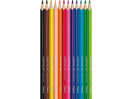 Maped Crayon de couleur COLOR'PEPS Star, étui carton de 12