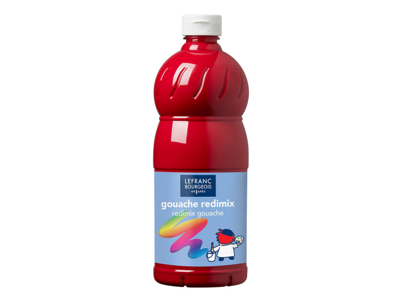 LEFRANC BOURGEOIS Gouache liquide 1.000 ml, rouge primaire