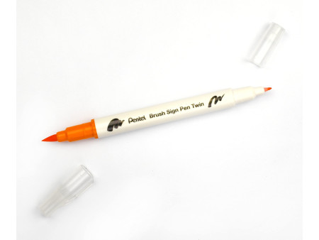 PentelArts Feutre pinceau BrushSignPen Twin, set de 12