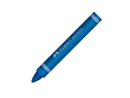 FABER-CASTELL Craie à la cire, triangulaire, étui de 12