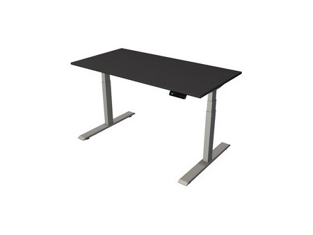 kerkmann Bureau assis-debout Smart Office, blanc/argent