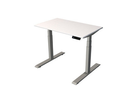 kerkmann Bureau assis-debout Smart Office, blanc/argent