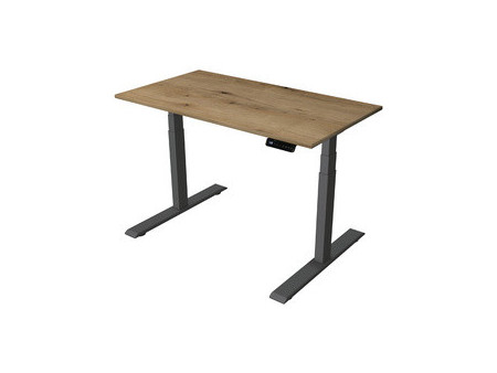kerkmann Bureau assis-debout Smart Office, blanc/anthracite