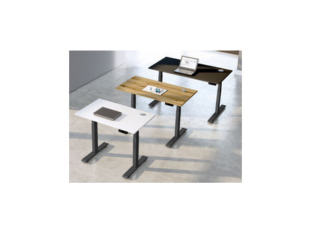 kerkmann Bureau assis-debout Smart Office, chêne/anthracite