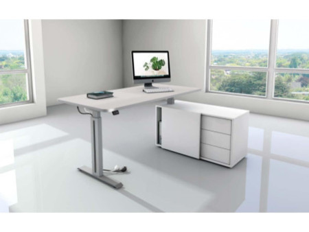 kerkmann Poste de travail complet Move 1 Style, gris clair