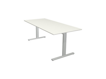 kerkmann Bureau 'Form 2', (L)1.400 mm, gris clair