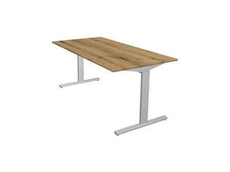 kerkmann Bureau 'Form 2', (L)1.800 mm, gris clair