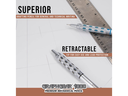 Pentel Porte-mines GRAPHGEAR 1000, diamètre de mines: 0,3 mm