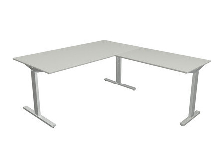 kerkmann Bureau 'Form 2' avec extension, (L)1.600 mm, blanc