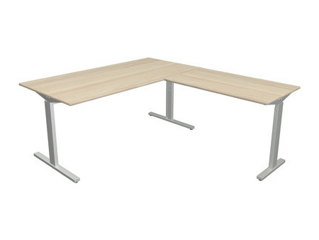 kerkmann Bureau 'Form 2' avec extension, (L)1.800 mm, érable