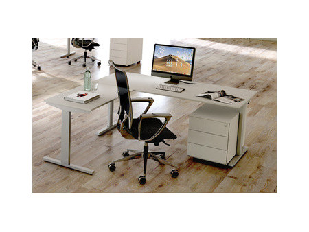 kerkmann Bureau 'Form 2' avec extension, (L)1.800 mm, chêne